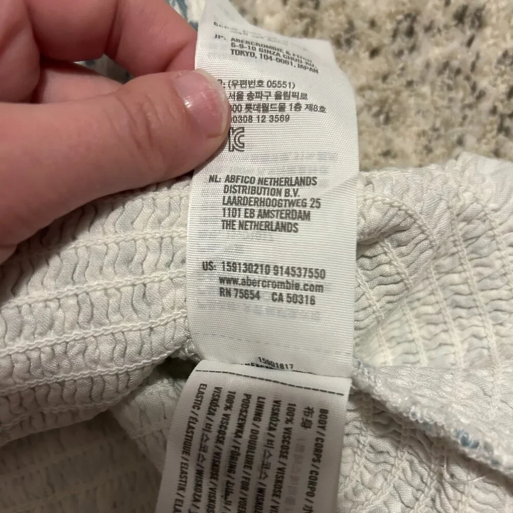 Abercrombie & Fitch Smocked Mini Dress! - Picture 7 of 7